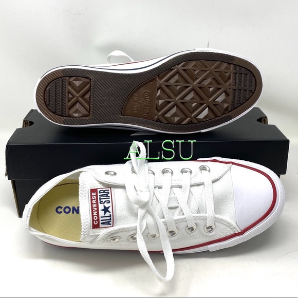 Converse All Star Classic Low Canvas White Women’s Size Sneakers M7652C - Picture 5 of 8